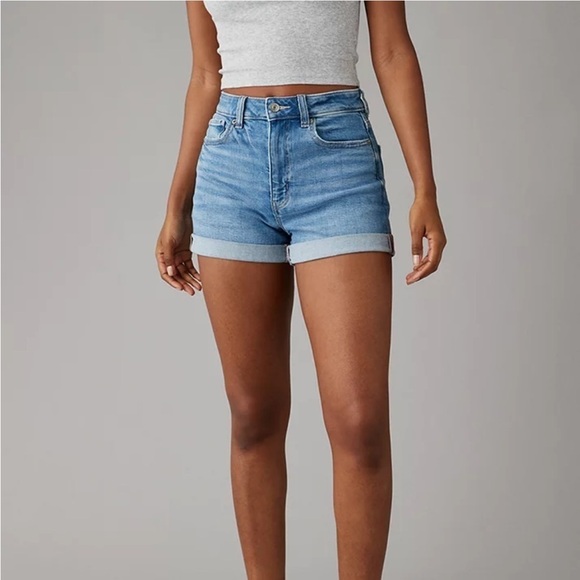 American Eagle Outfitters Pants - NWT American Eagle Stretch Denim Super High Rise Mom Denim Short